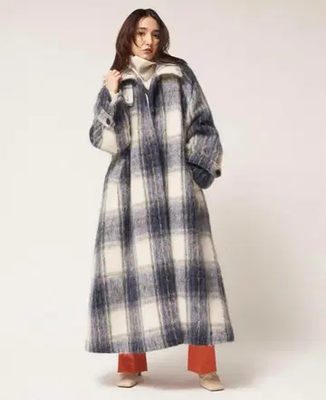 프레이 아이디 COAT LABO 체크 발마칸 코트