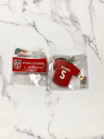 배구 일본 대표 오쓰카 다쓰노리 유니폼 키링 네임 배치