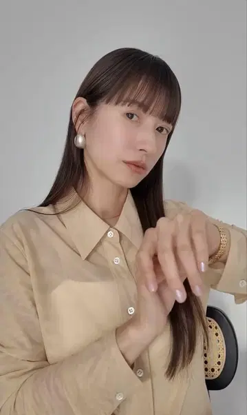 [새상품급] CLANE 시어 셔츠 긴팔 가을