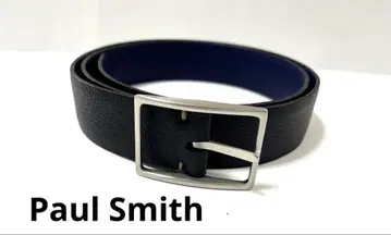 Paul Smith 천연 가죽 블랙 벨트 블랙
