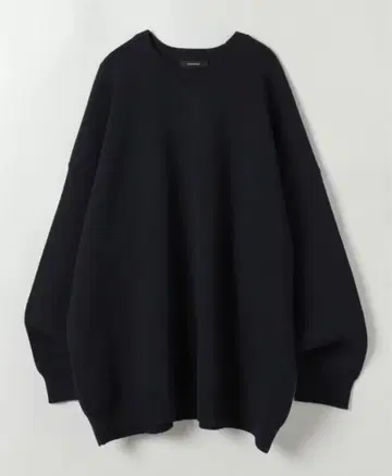 JEANASIS 지나시스 12G W 자카드 볼륨 슬리브 풀오버