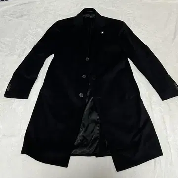 LARDINI 라르디니 캐시미어 100% 50 XL 블랙 코트
