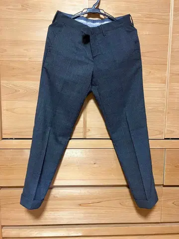 가을봄 GERMANO 젤마노 BEAMS 별주 울 1 플리츠 팬츠