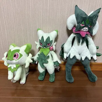 포켓몬 센터 마스카나 마스라오 냐오하 봉제 인형
