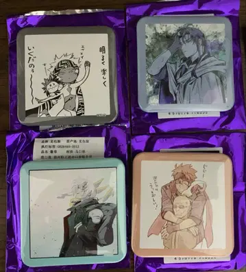 D.Gray-man 정사각형 캔뱃지 아렌 칸다 라비