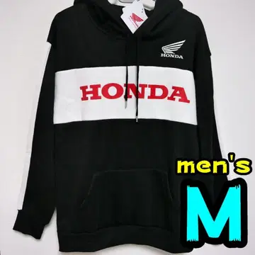 [ 새상품 ] 혼다 후드티 M 남성용 HONDA 긴팔 속기모