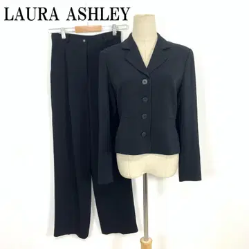 LA8290 로라 애슐리 수트 셋업 블랙 트리아세테이트 9