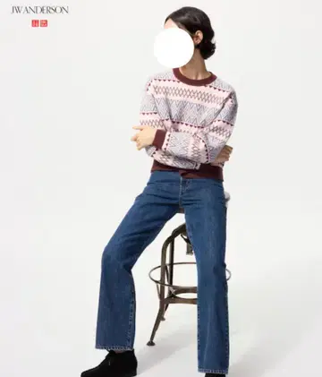 JW ANDERSON 스트레이트 청바지 23 유니클로 67 블루