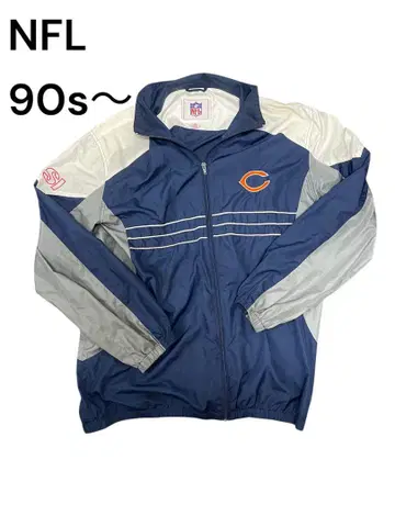 90s NFL 풀 지퍼 자켓 네이비