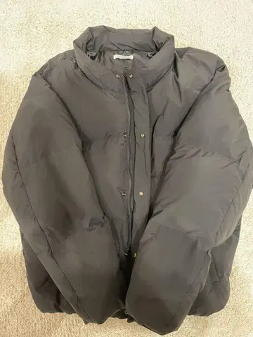 RUUBON 블랙 다운 자켓 M