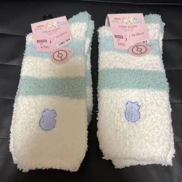 새상품 GU 포켓몬스터 피스 콜라보 룸삭스 양말 팽도리 모크나이