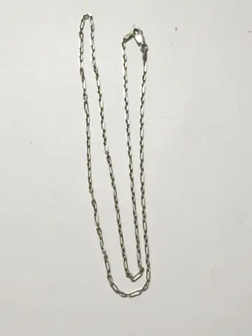 ITALY 실버 925 디자인 체인 약 50cm