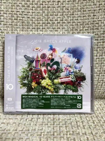 Mrs. GREEN APPLE 앨범 10 미세스 미개봉 새상품 일반ver