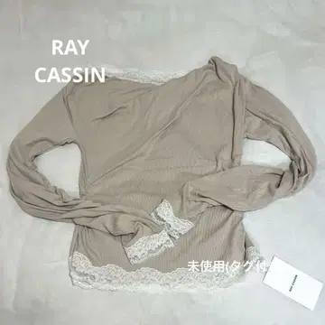 RAY CASSIN '원숄 레이스 롱T셔츠'