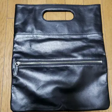 컨디션 최상 business leather factory 블랙 가죽 백