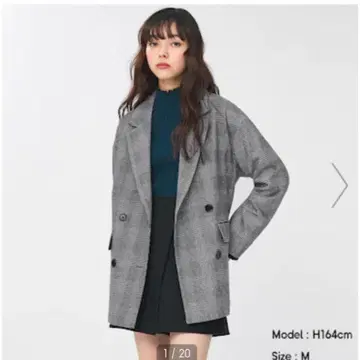 GU 더블 브레스트 테일러드 자켓 더블 자켓 L 지유