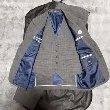 PERSON'S FOR MEN 쓰리피스 A5 그레이 체크