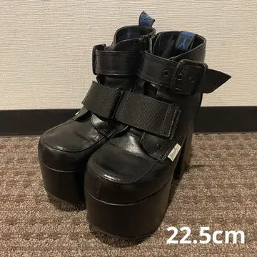 요스케 YOSUKE 통굽 부츠 22.5cm