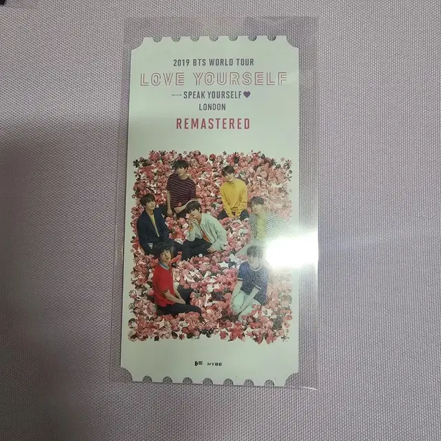bts 무비위크 오리지널티켓