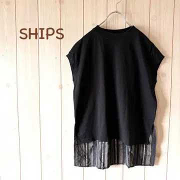 [ 컨디션 최상 ] *SHIPS* 프렌치 슬리브 티셔츠
