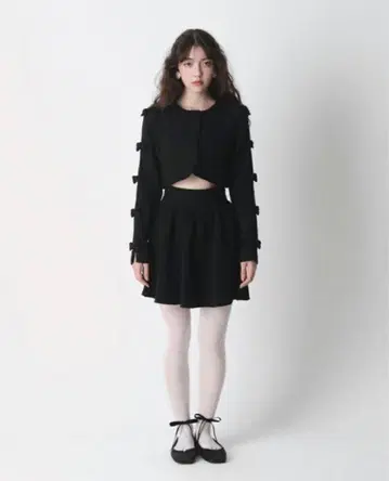 BUBBLES BOUTIQUE 리본 자켓 셋업