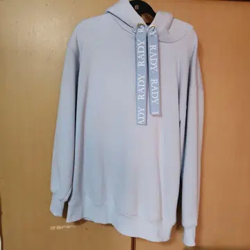 Rady 라이트 블루 후드티 후드 부착