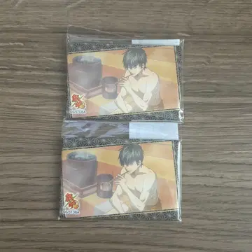 [2세트] 은혼 라쿠텐 컬렉션 캔뱃지 목욕탕 편