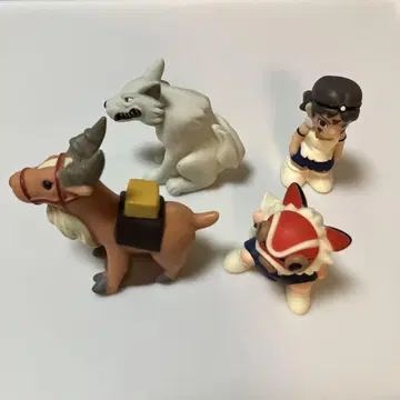 스튜디오 지브리 모노노케 히메 손가락 인형 4개 세트 단종