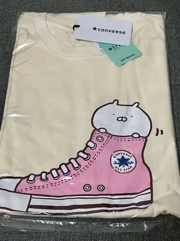 우사마루 x CONVERSE 콜라보T셔츠 (새상품 미개봉)