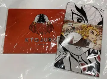 귀멸의 칼날 렌고쿠 쿄쥬로 수건 플랫 파우치 세트