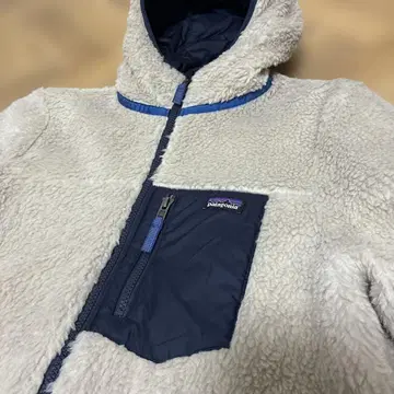patagonia 플리스 자켓 베이지/네이비 리버서블 컨디션 최상