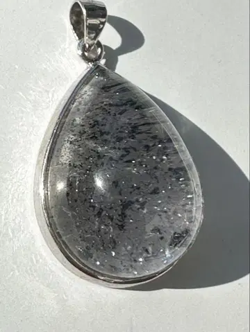 헤마타이트 인 쿼츠 펜던트 탑