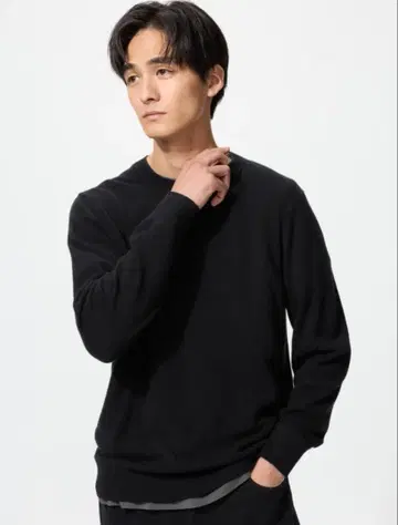 기간 한정 특별 가격 간 일본 정품 UNIQLO 캐시미어 크루넥 스웨터