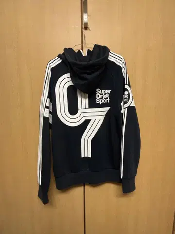 Super Dry sport 더블 지퍼 후드티 후디