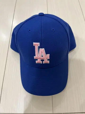 [새상품급] [한정품] LA Dodgers 야구 모자 파랑 핑크