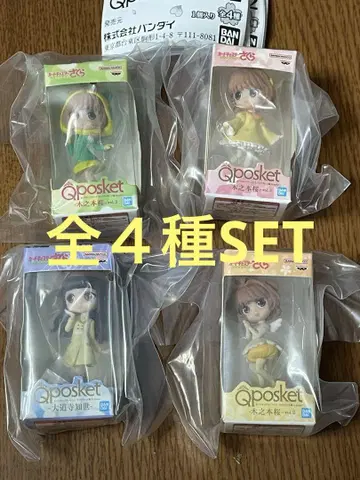 카드캡터 사쿠라 Qposket 미니어처 컬렉션 2 (전 4종 SET)