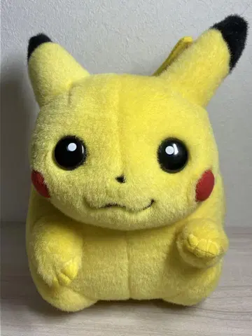 작동 ok! 초기 TOMY 말하는 피카츄 봉제 인형 포켓몬스터