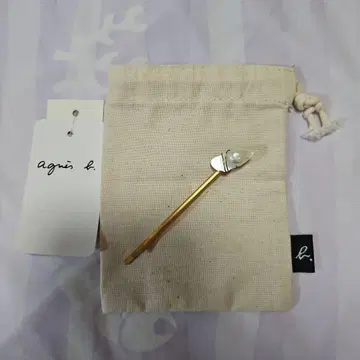에네스베 펄 장식 헤어핀 미사용 새상품