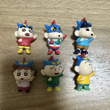 짱구는 못말려 모두 함께 커플! 마스코트 전 6종 컴프 세트