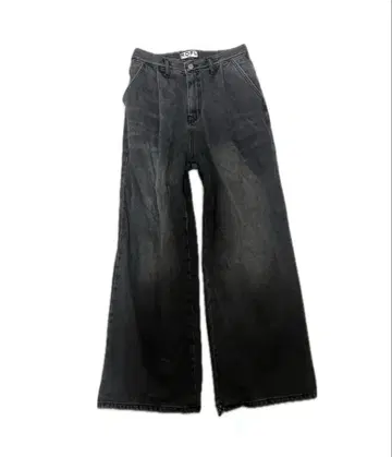 YOURNUS Dining Black Pintuck Wide Denim