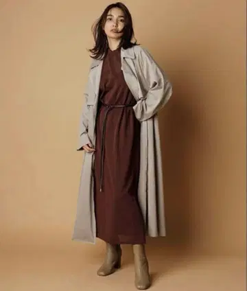 FRAY I.D 프레이아이디 스웨이드 가운 코트