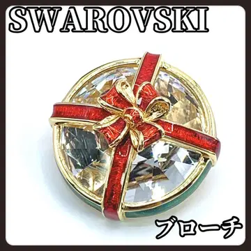 SWAROVSKI 스와로브스키 브로치 리본 크리스탈 멀티 컬러