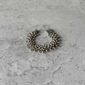 멕시코제 빈티지 헤비 DNA 실버 925 팔찌