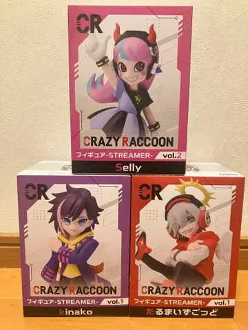 crazy raccoon 피규어 GiGO 한정판 3종