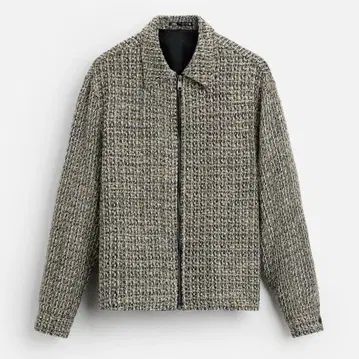ZARA 자라 남성용 셔츠 자켓 블루종 스윙탑 L