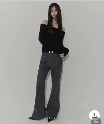 [ 미사용 새상품 ] musinsa standard 플레어 데님 팬츠