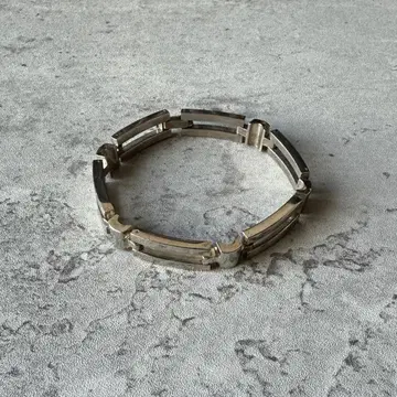 멕시코제 빈티지 링 체인 팔찌 실버 925