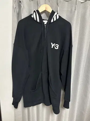 [ 오버 사이즈 ] Y-3 블랙 후드티 M