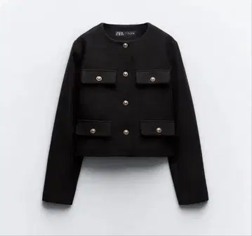 ZARA 플랩 크롭 자켓 XS