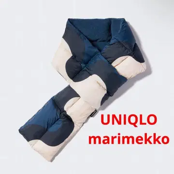 UNIQLO 마리메꼬 콜라보 머플러, 화이트 머플러
